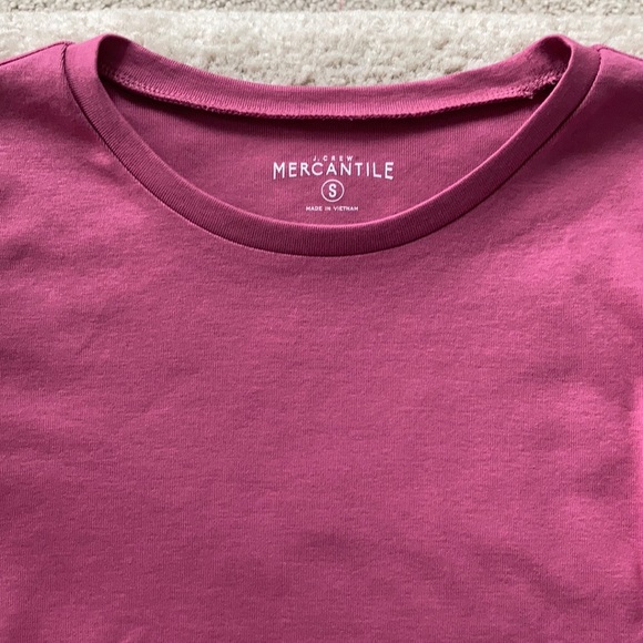 J. Crew Fine Rib Cotton Long Sleeve Tee - Picture 4 of 5